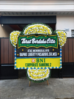 Papan Bunga Duka di Kepuharjo