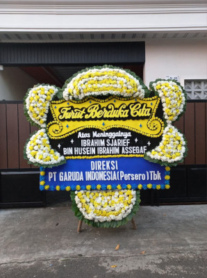Papan Bunga Duka di Kepuharjo