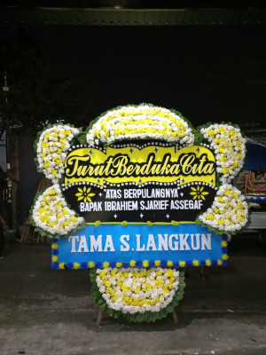 Papan Bunga Duka di Kepuharjo