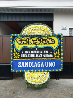 Papan Bunga Duka di Kepuharjo